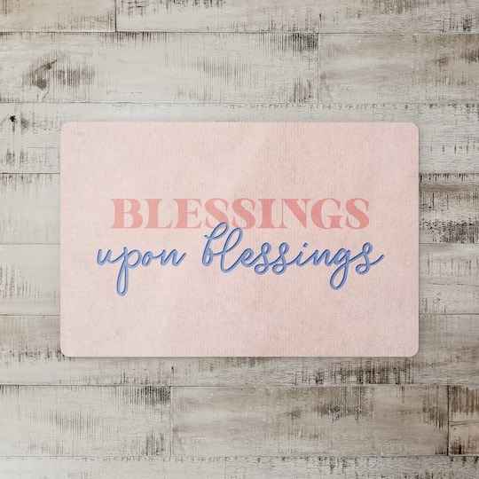 18" x 27" Blessings Upon Blessings Floor Mat